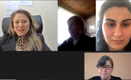 Online consulting meeting for Ozurgeti organization