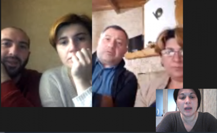 Online meetings with organizations of the Vani and Bagdati municipalities